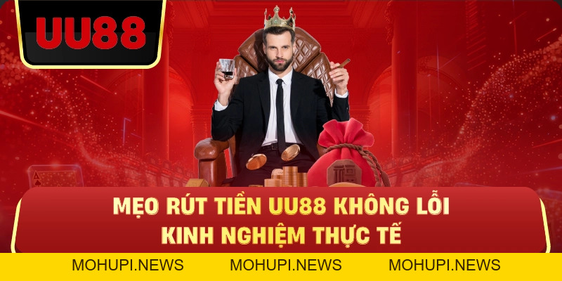 Rút Tiền UU88 Nhanh – Hướng Dẫn Chuẩn Giúp Giao Dịch Mượt Không Lỗi